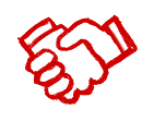 8 West Consulting sketch of a handshake.