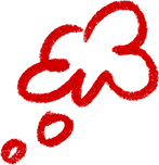 8 West Consulting sketch of a thought cloud rpresenting thinking and planning capabilities.