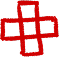 8 West Consulting sketch of a small group blocks positioned to form a plus sign