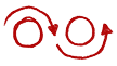 8 West Consulting sketch of two rotating circles.