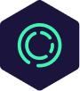Icon of interconnected circles representing healthcare services portals.