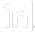 white logo of LinkedIn social network.